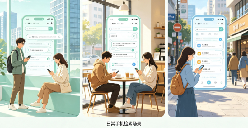 岭东区普通人日常手机使用场景拆解：GEO 与 AI 优化如何改变信息检索体验